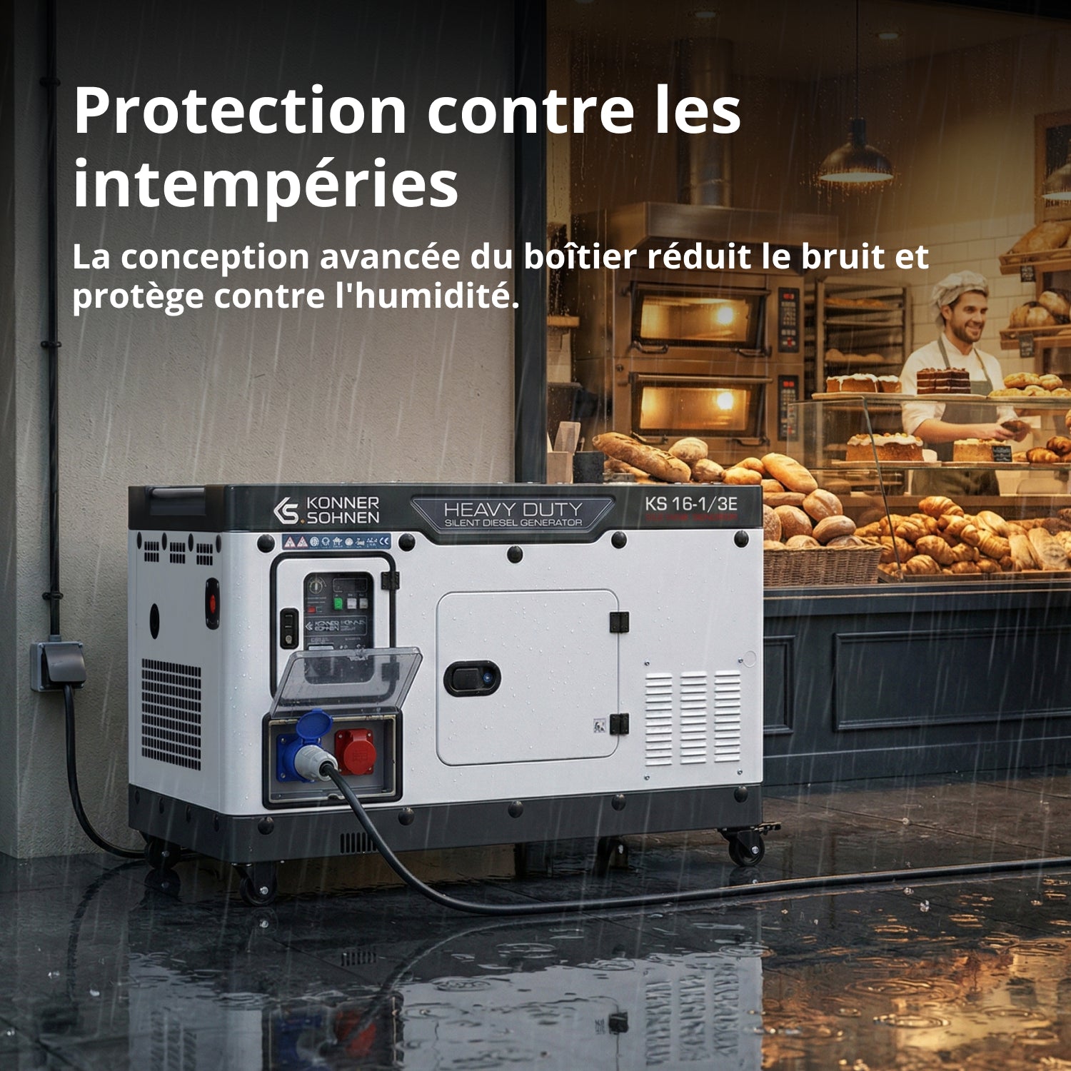 Groupe électrogène Diesel KS 16-1/3E