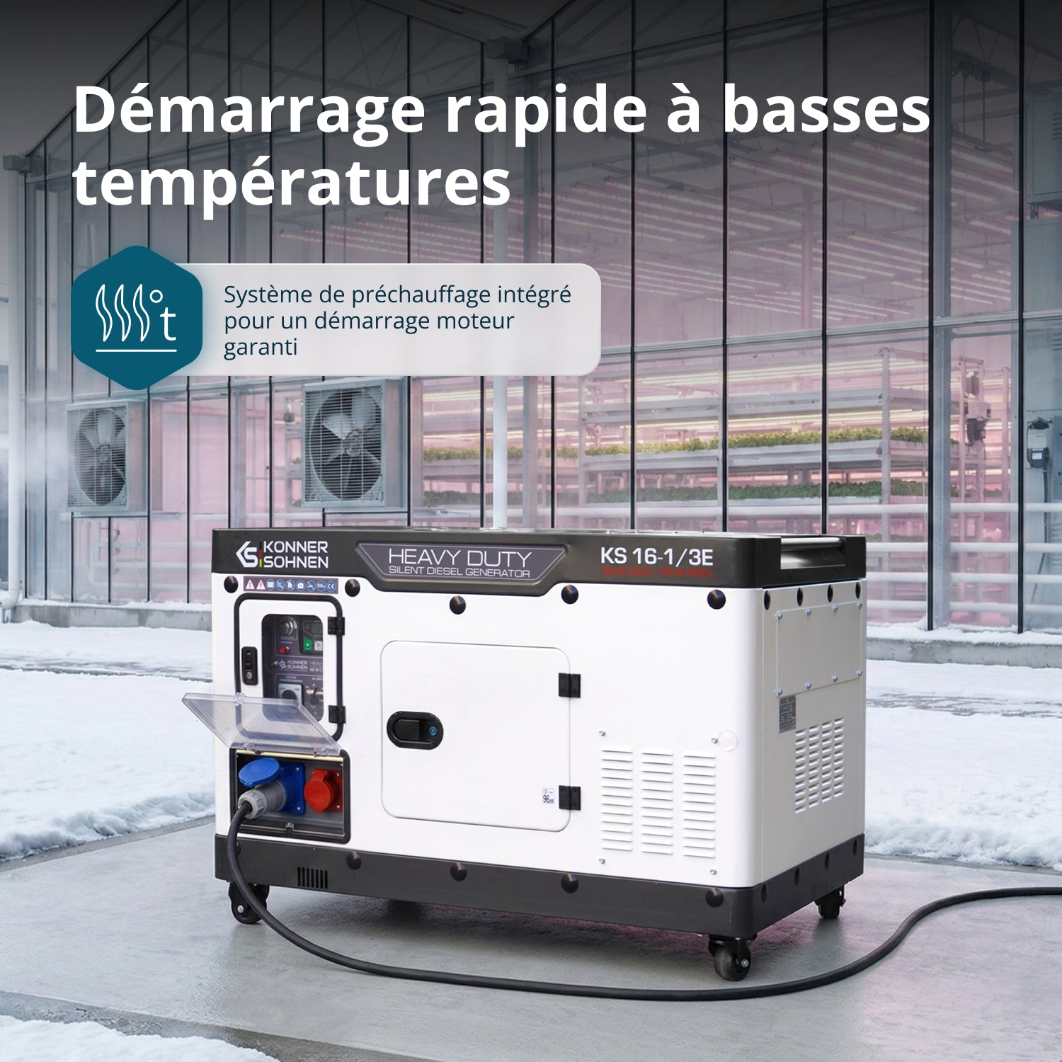 Groupe électrogène Diesel KS 16-1/3E