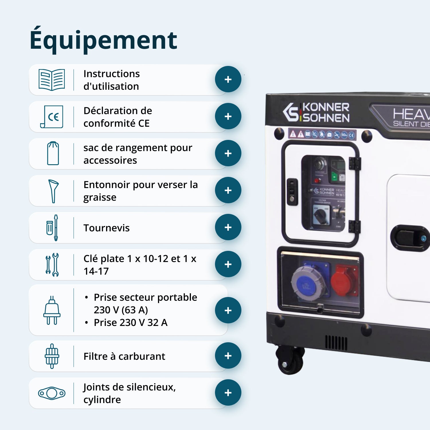 Groupe électrogène Diesel KS 16-1/3E