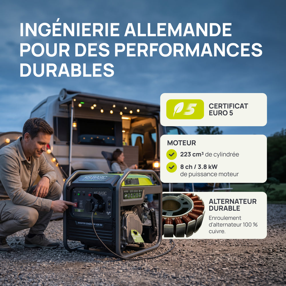 Groupe électrogène inverter KSB 36i 