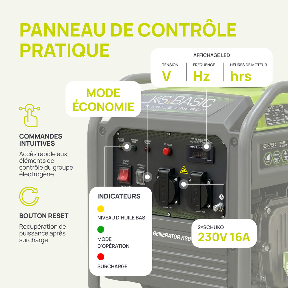 Groupe électrogène Inverter KSB 38i 