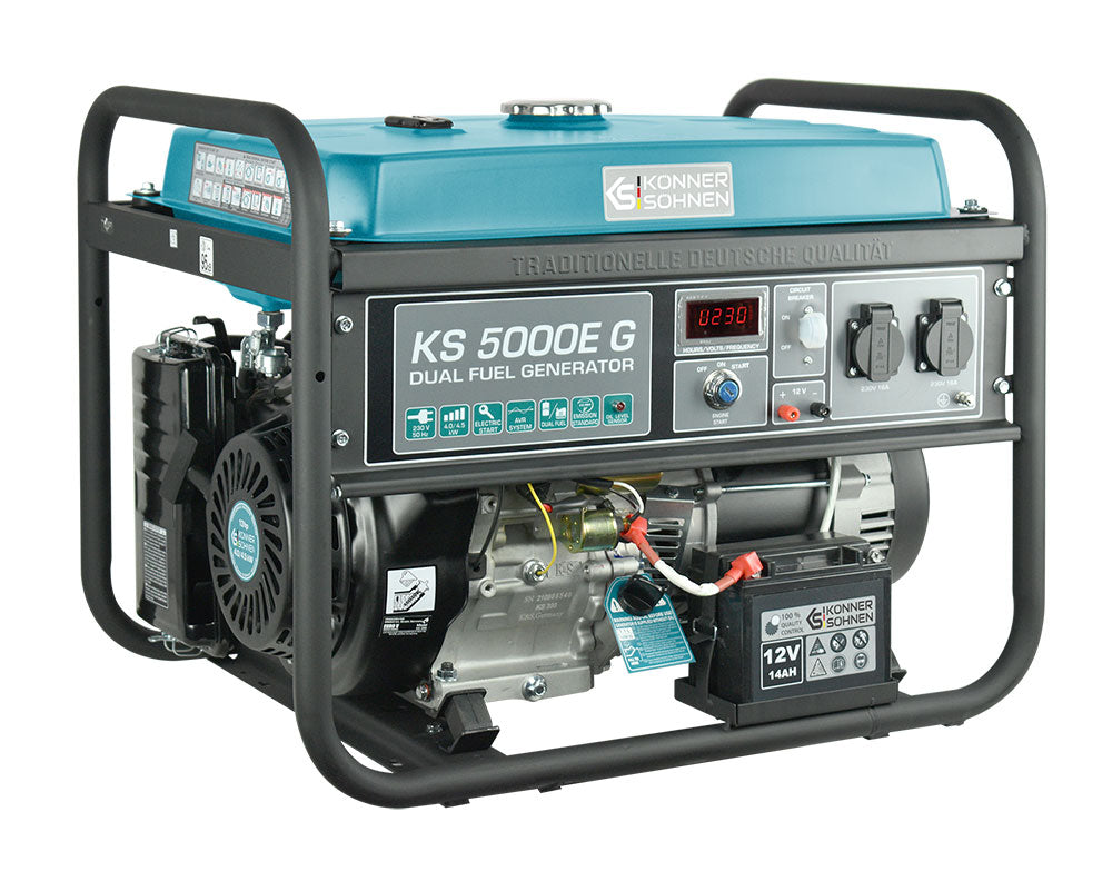 Generatore a gas/LPG "Könner & Söhnen" KS 5000E G