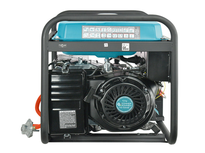 LPG/Benzine Generator "Könner & Söhnen" KS 7000E G