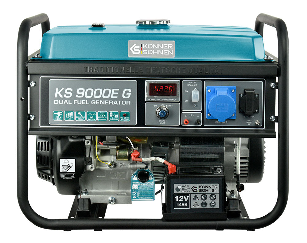 LPG/bensingenerator "Könner & Söhnen" KS 9000G
