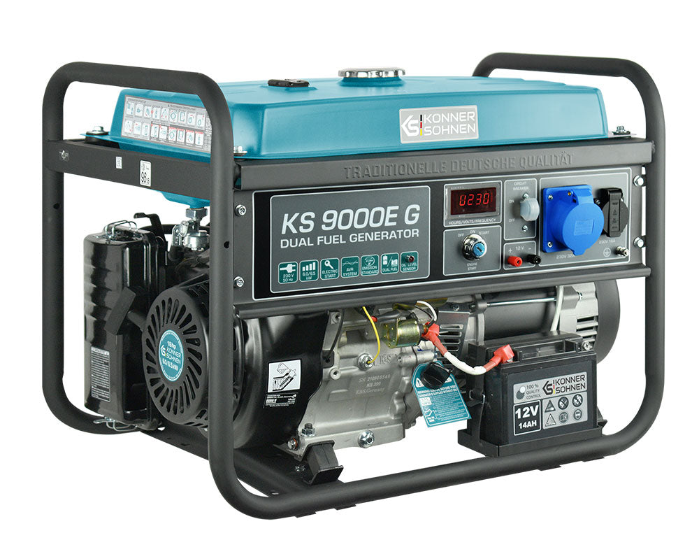 LPG/bensingenerator "Könner & Söhnen" KS 9000G
