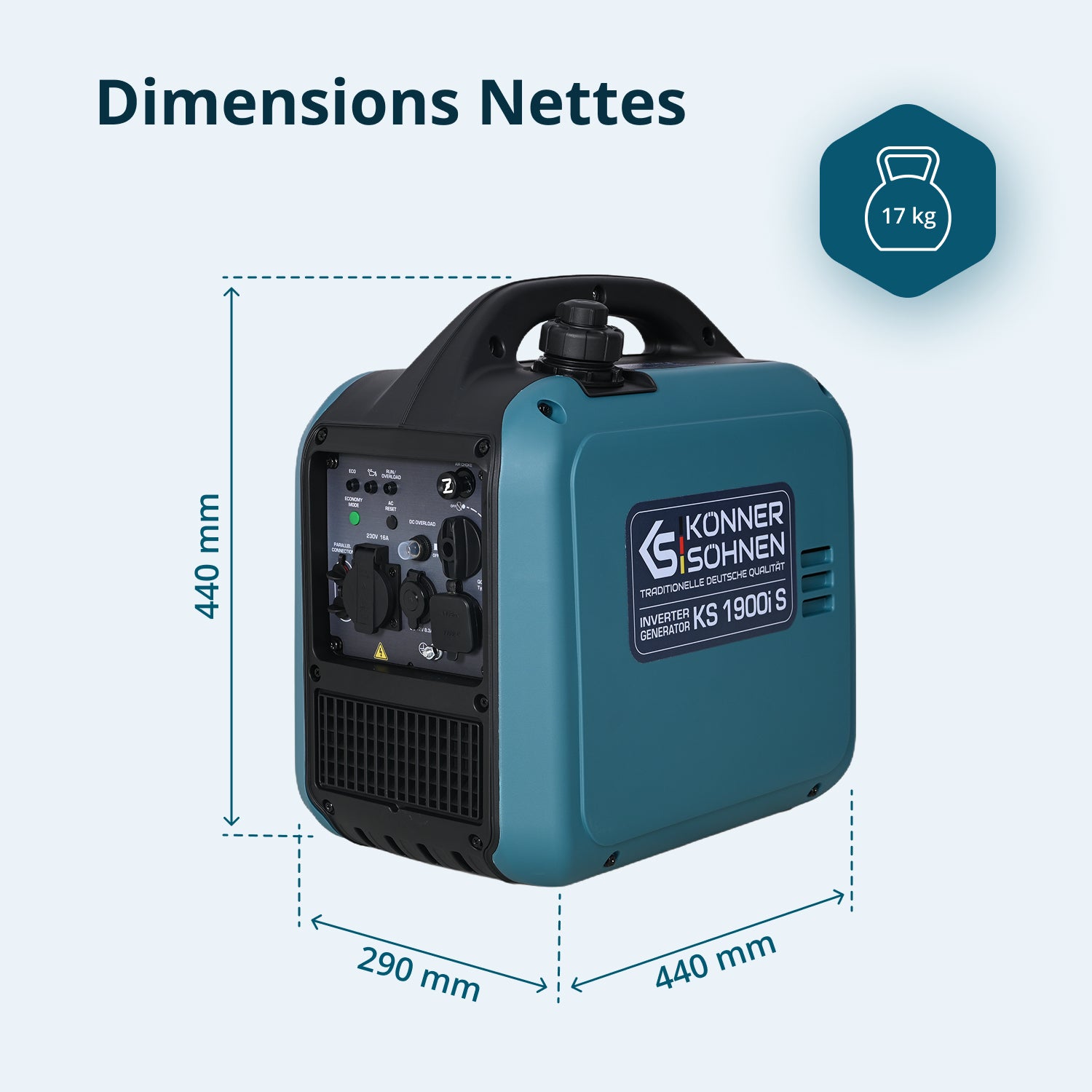 Groupe électrogène Inverter KS 1900i S 