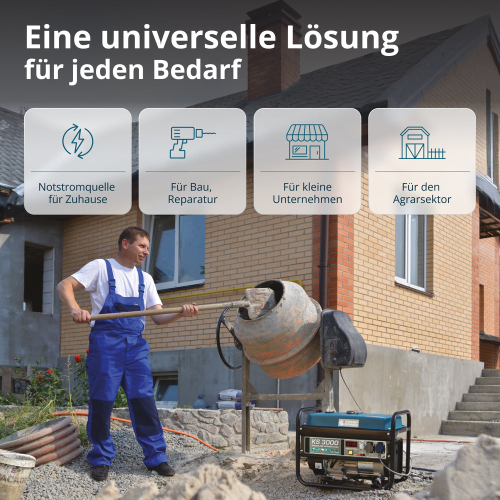 Benzin-Generator "Könner & Söhnen" KS 3000