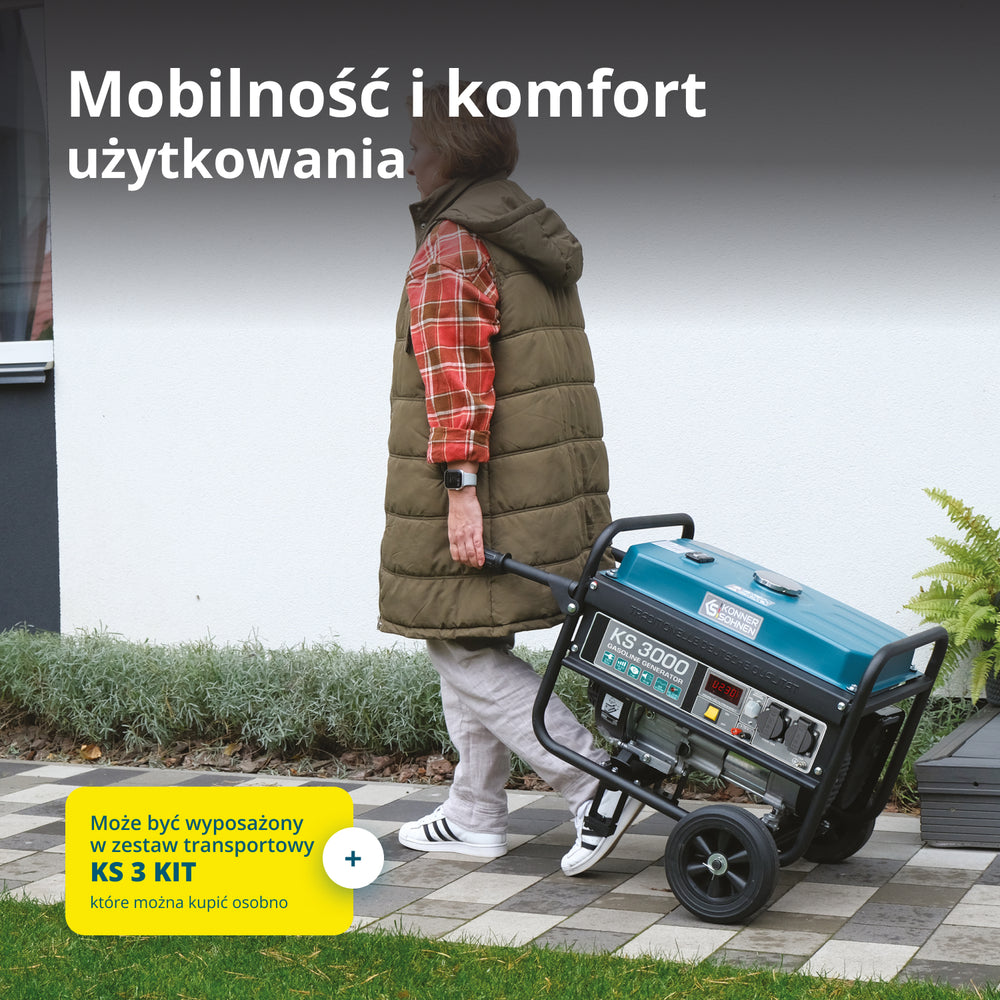Generator benzynowy „Könner & Söhnen” KS 3000