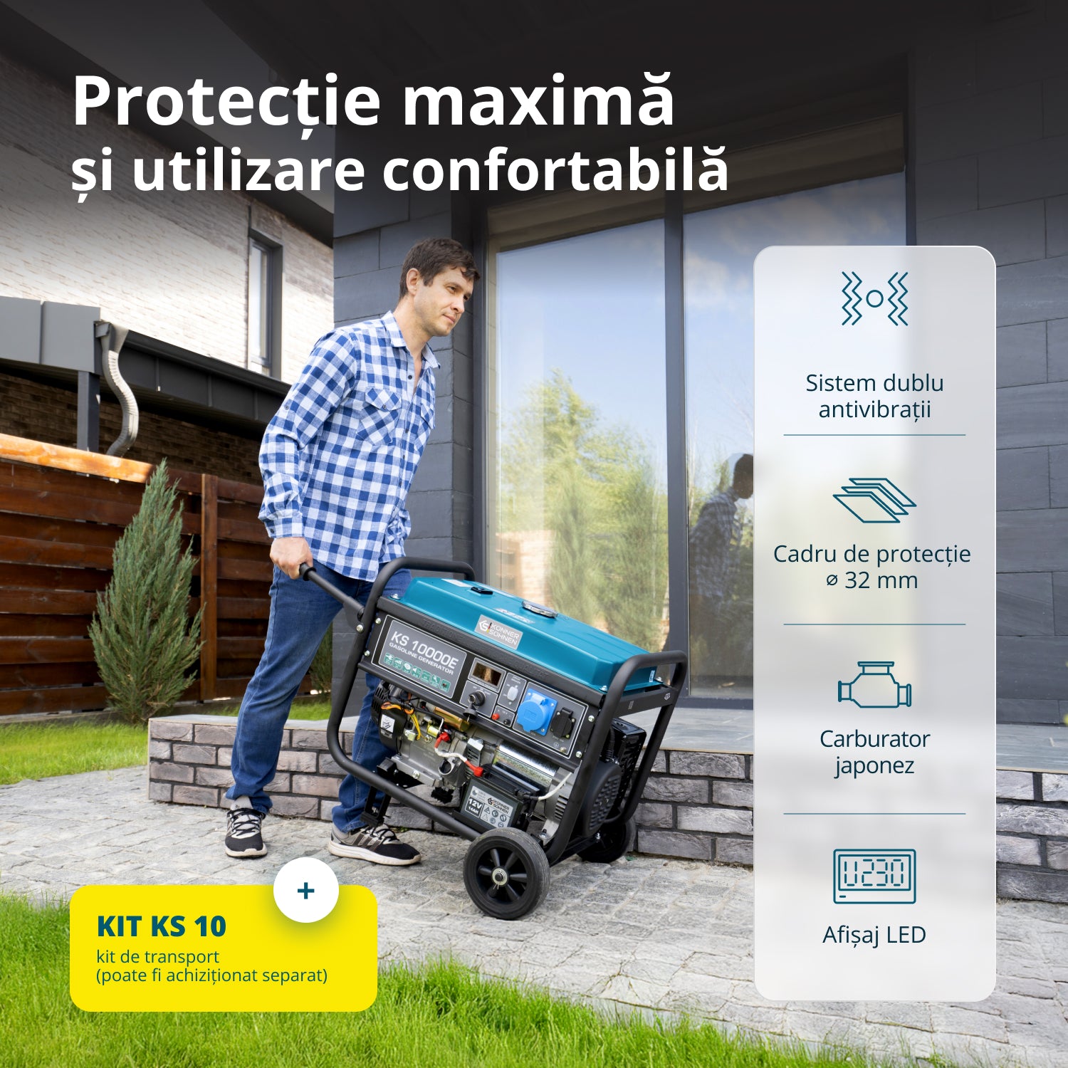 Generator pe benzină „Könner & Söhnen” KS 10000E