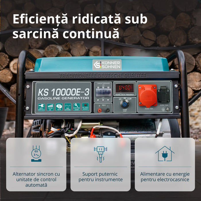 Generator pe benzină „Könner & Söhnen” KS 10000E-3