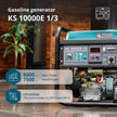 Gerador a gasolina "Könner & Söhnen" KS 10000E 1/3 thumbnail