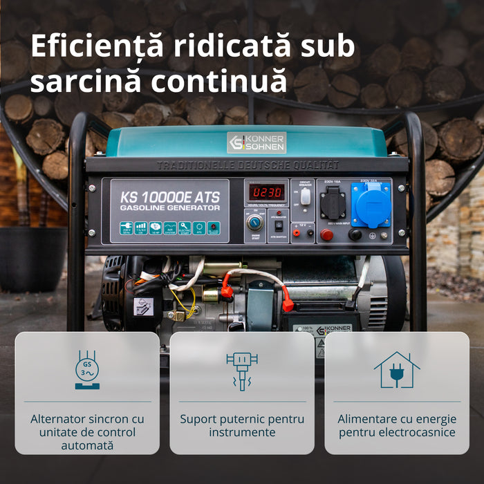 Generator pe benzină „Könner & Söhnen” KS 10000E ATS