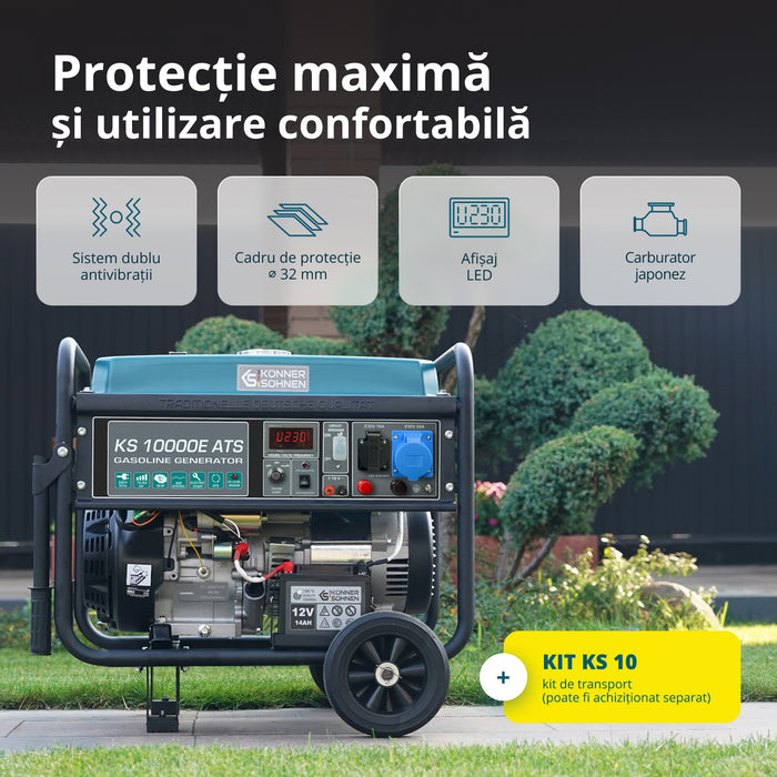 Generator pe benzină „Könner & Söhnen” KS 10000E ATS