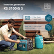 LPG/benzin inverteres generátor KS 3100iG S thumbnail