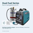 LPG/benzin inverteres generátor KS 3100iG S thumbnail
