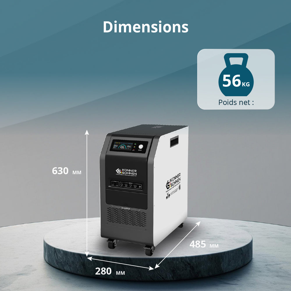 Station d’énergie portable 3-en-1 KS 5200PS