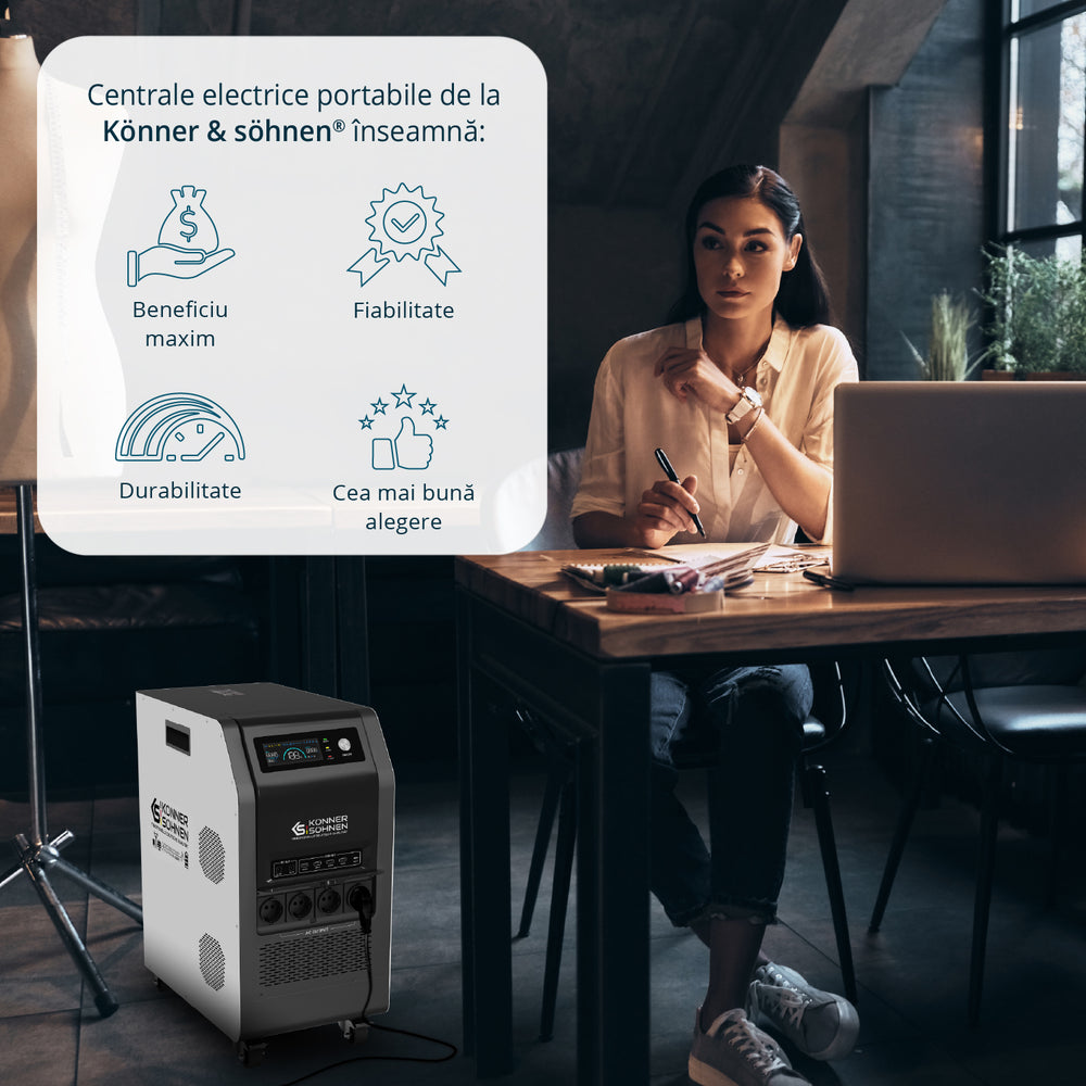 Stație de alimentare portabilă 3-ÎN-1 KS 5200PS