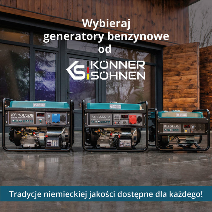 Generator benzynowy „Könner & Söhnen” KS 7000E