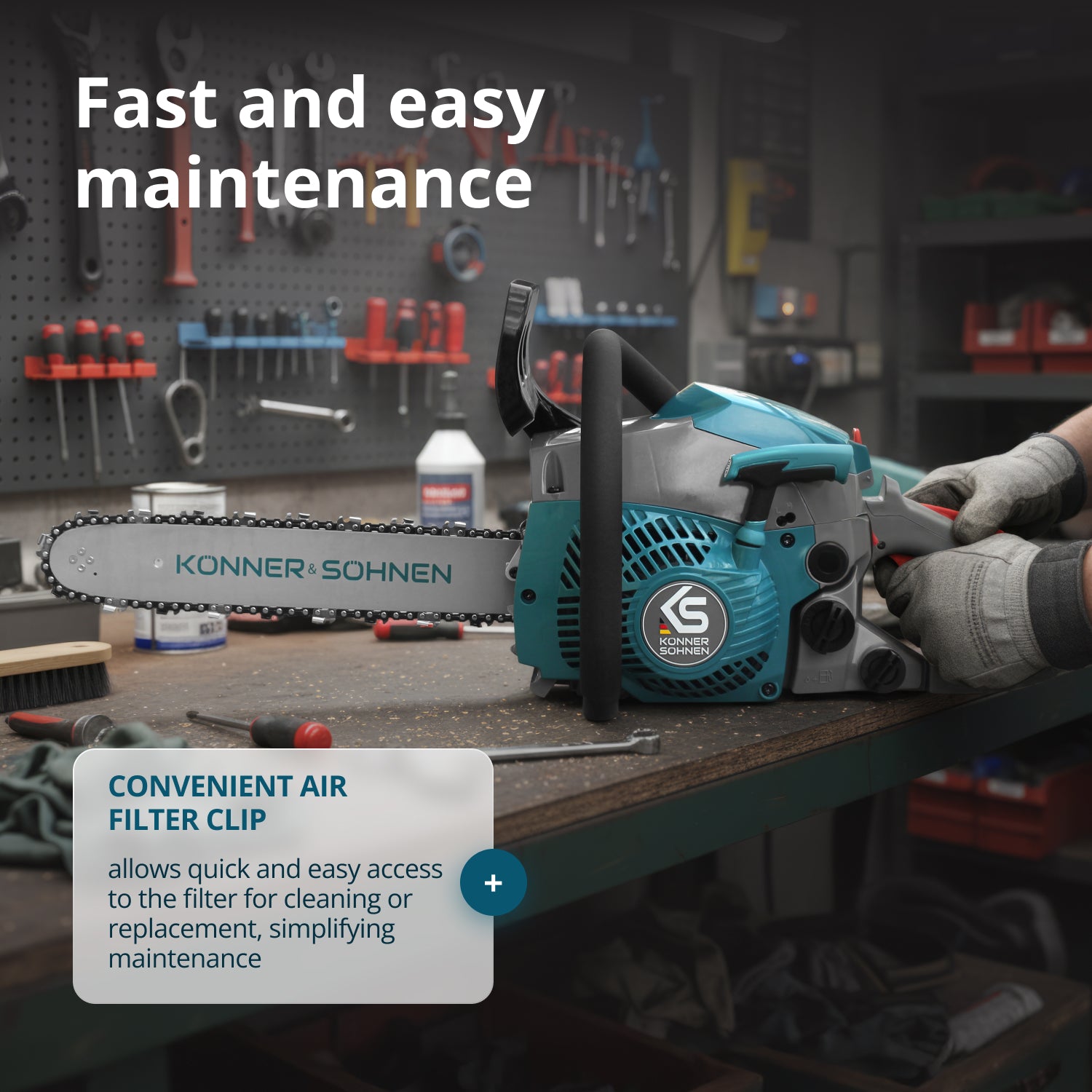 Benzinska motorna testera KS CS18G-14C