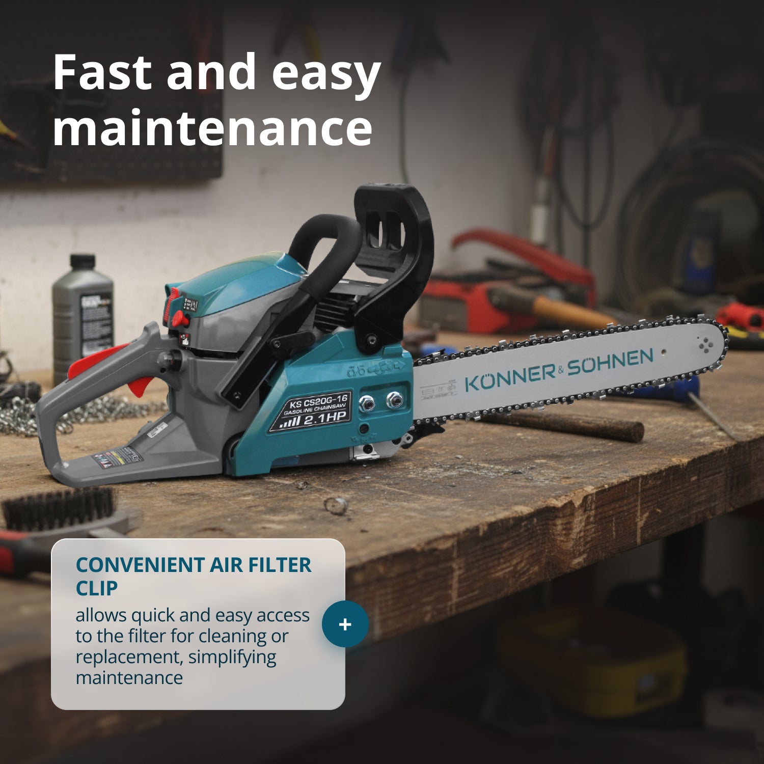 Benzínová motorová pila KS CS20G-16