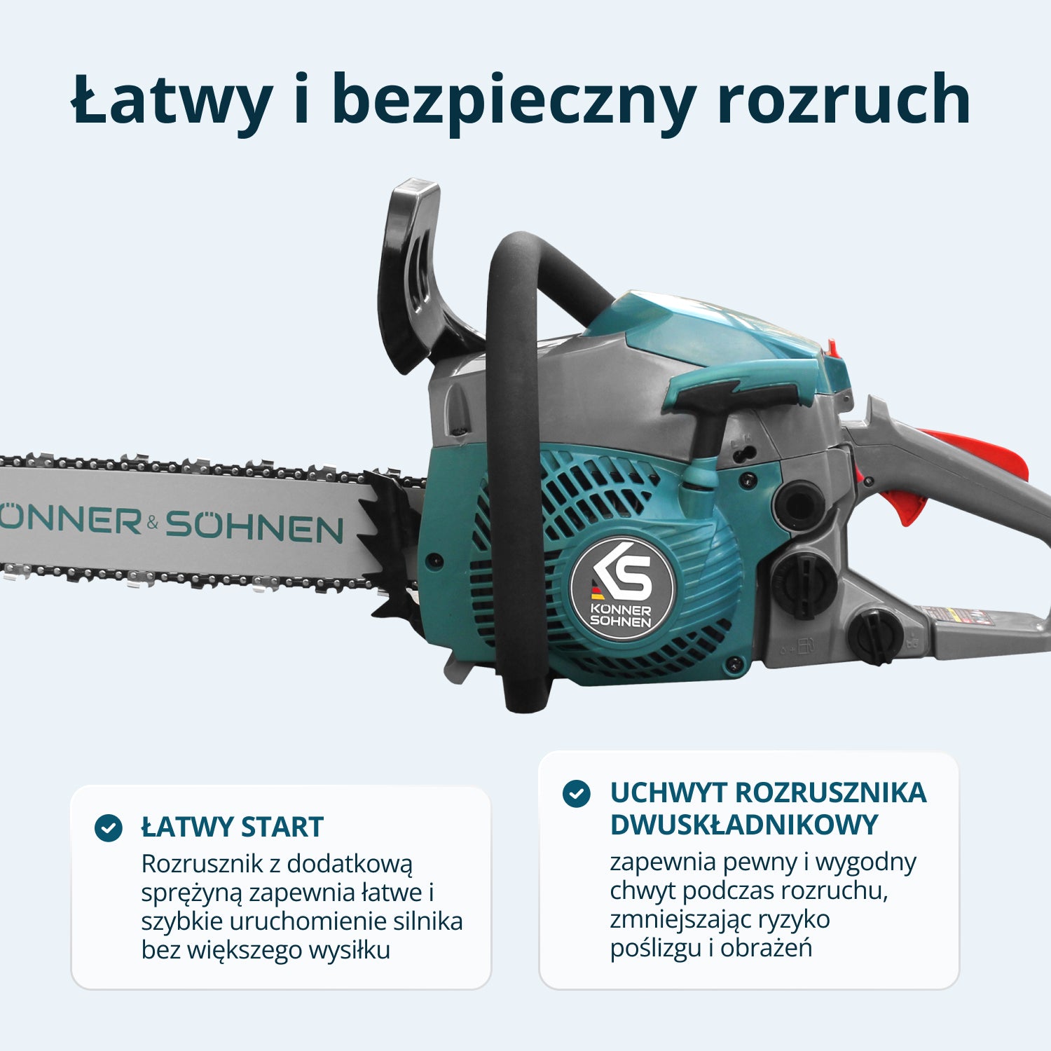 Bensindriven Motorsåg KS CS20G-16