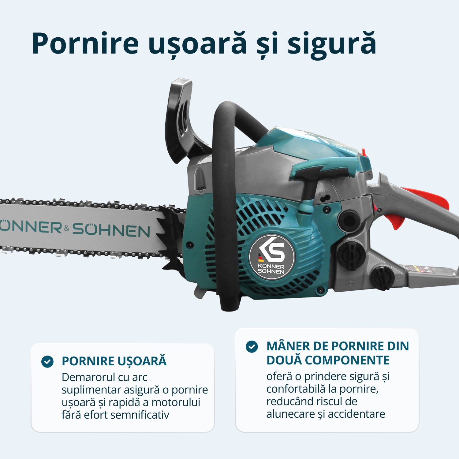 Bensindriven Motorsåg KS CS20G-16