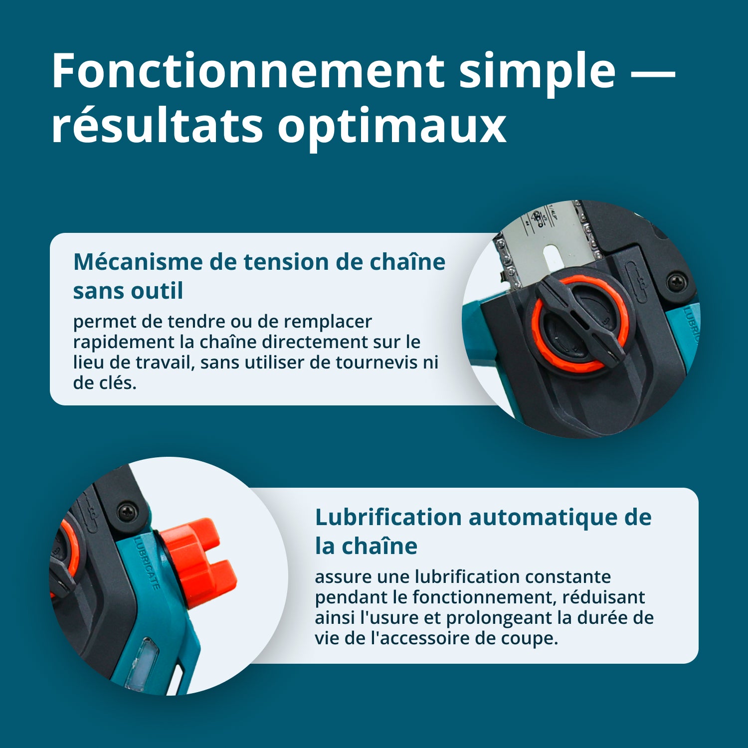 Sladdlös Mini Motorsåg KS MCS20V-8