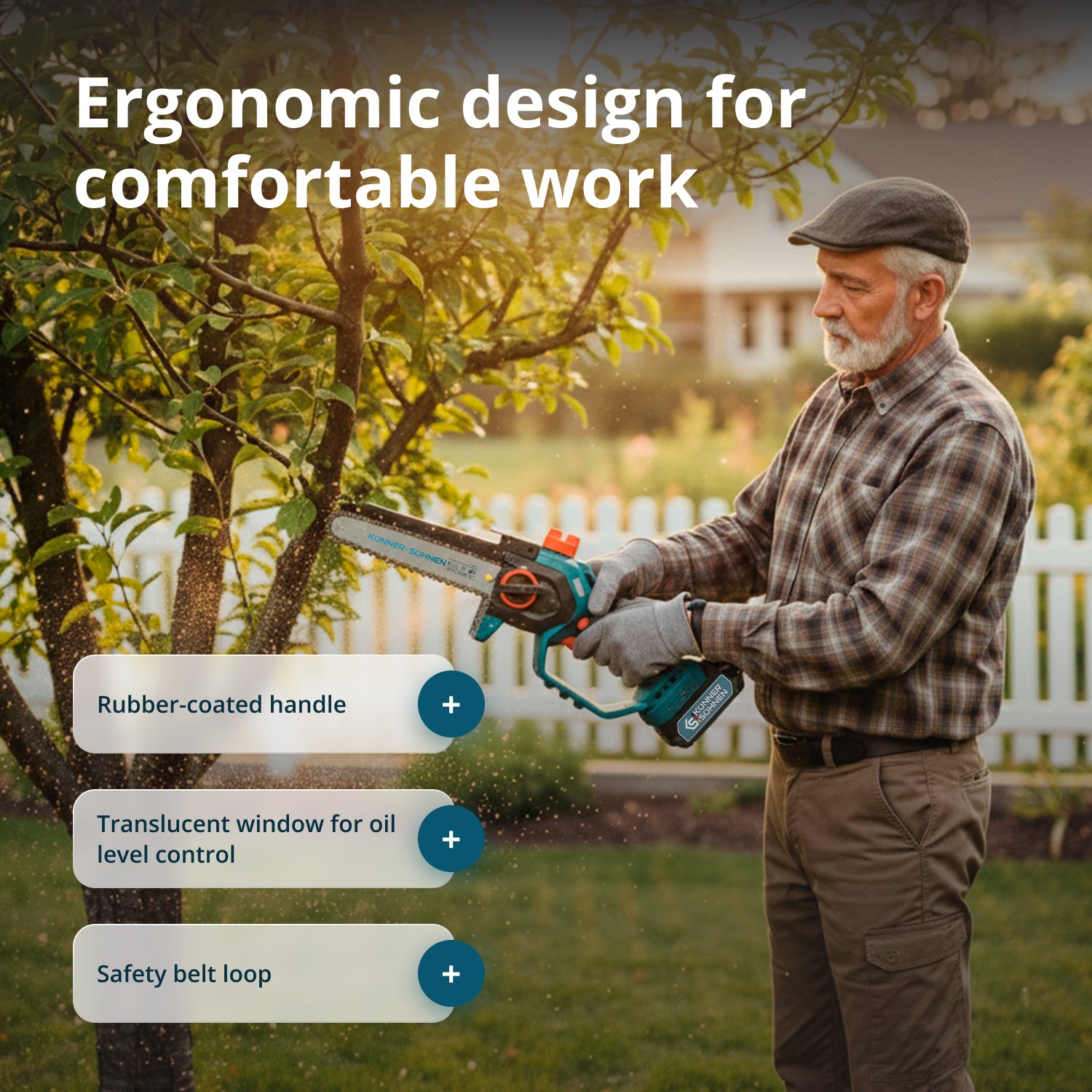 Ασύρματο Μίνι Αλυσοπρίονο KS MCS20V-8