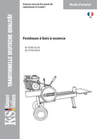 Fendeuse à bois à essence KS 15TKG 52/35, KS 27THG 65/55