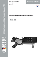 Elektrische horizontale houtklover KS 7THE 52/30, KS 8TKE 52/35