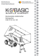 Mașini de despicat lemne KSB 6THE 52/30