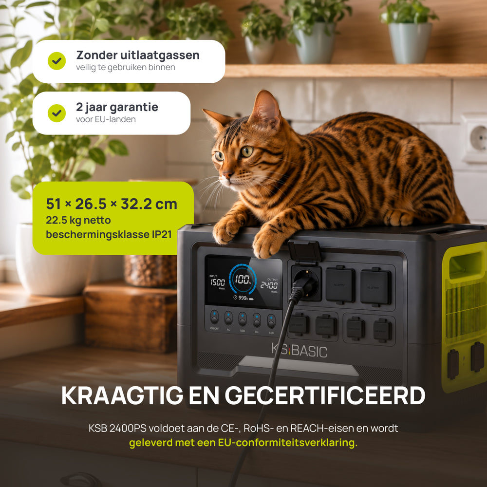 Draagbare Power Station KSB 1200PS