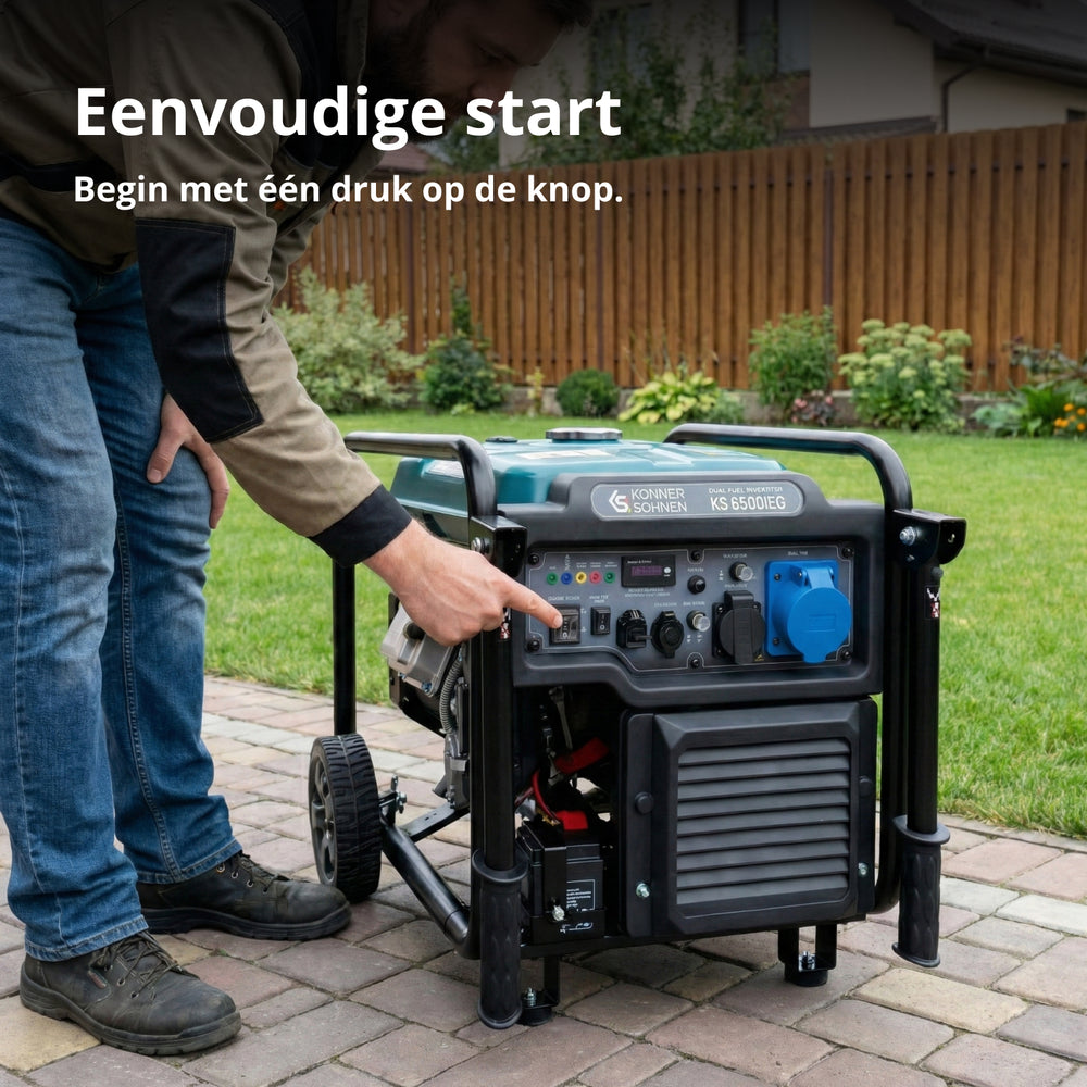Dual Fuel Inverter Generator KS 6500iEG