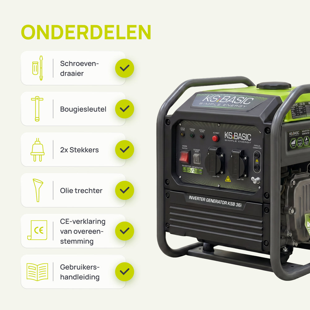 Invertergenerator KSB 36i