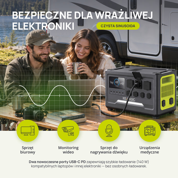Przenośna stacja zasilania KSB 2400PS