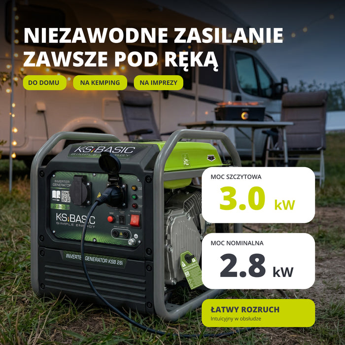 Inwertorowy generator KSB 28i