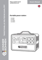 Estação de energia portátil KS 300PS, KS 500PS, KS 1200PS, KS 2400PS