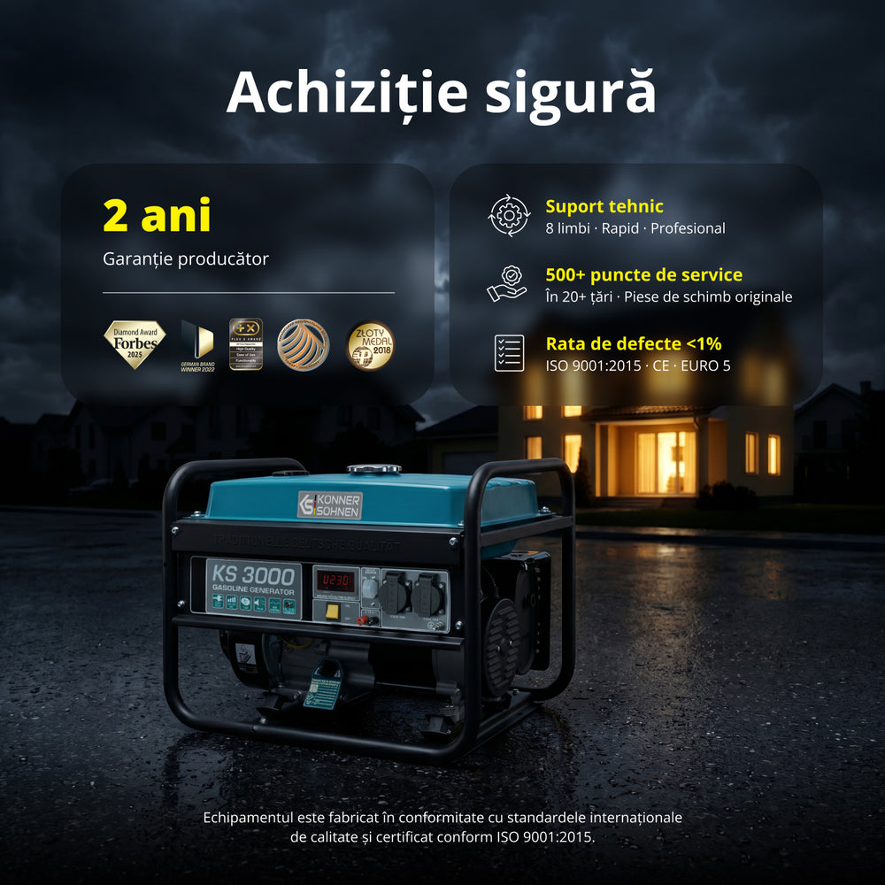 Generator pe benzină „Könner & Söhnen” KS 3000