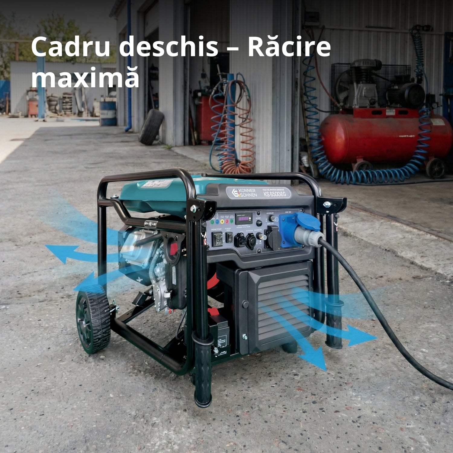 Generator inverter KS 6500iEG (benzină/gaz)