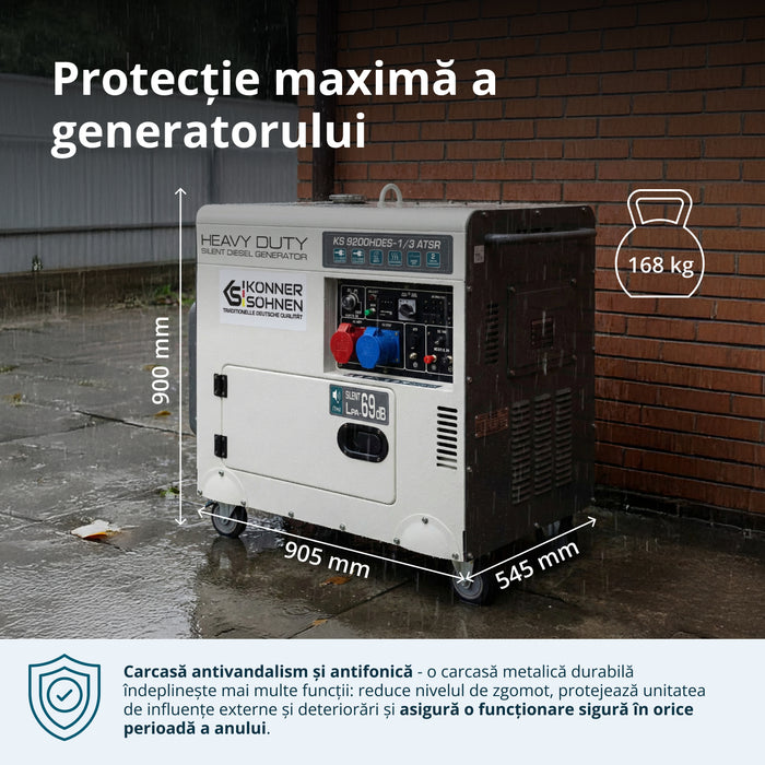 Generator diesel „Könner & Söhnen” KS 9200HDES-1/3 ATSR (EURO V)