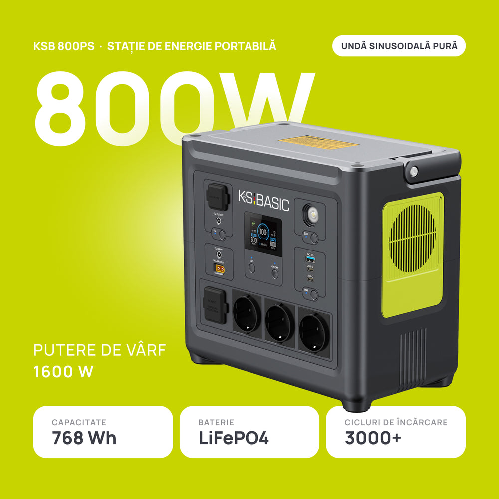 Stație de încărcare portabilă KSB 800PS