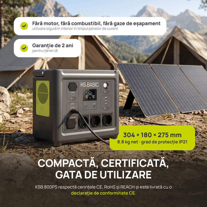 Stație de încărcare portabilă KSB 800PS