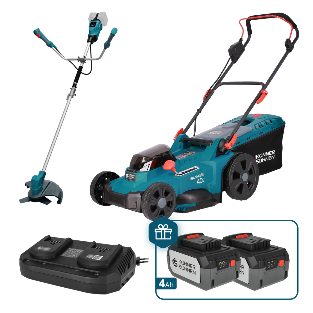 Kampanjpaket för gräsmatteskötsel KS 43LM-BCT40V-SET