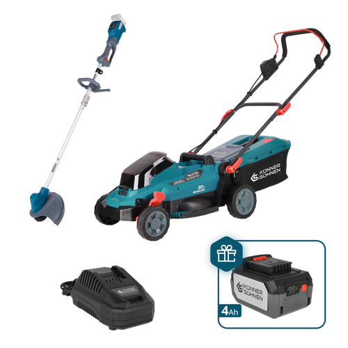 Kampanjpaket för gräsmatteskötsel KS 33LM-BCT20V-SET