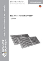 Satz mit 2 Solarmodulen 430W KS SP430-HC