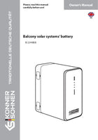 Balcony solar systems’ battery KS 2240BSB