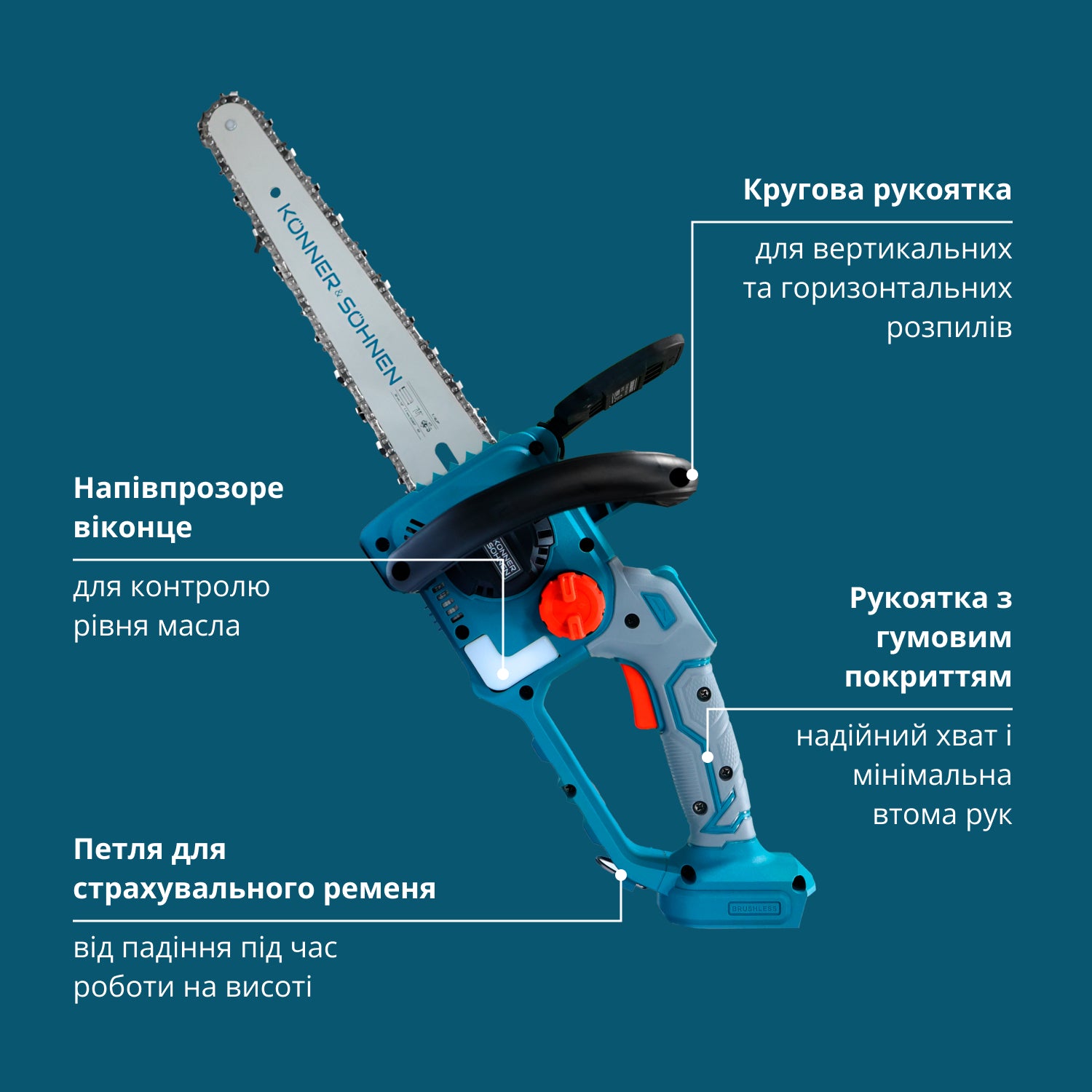 Акумуляторна пила KS MCS20V-12 SET