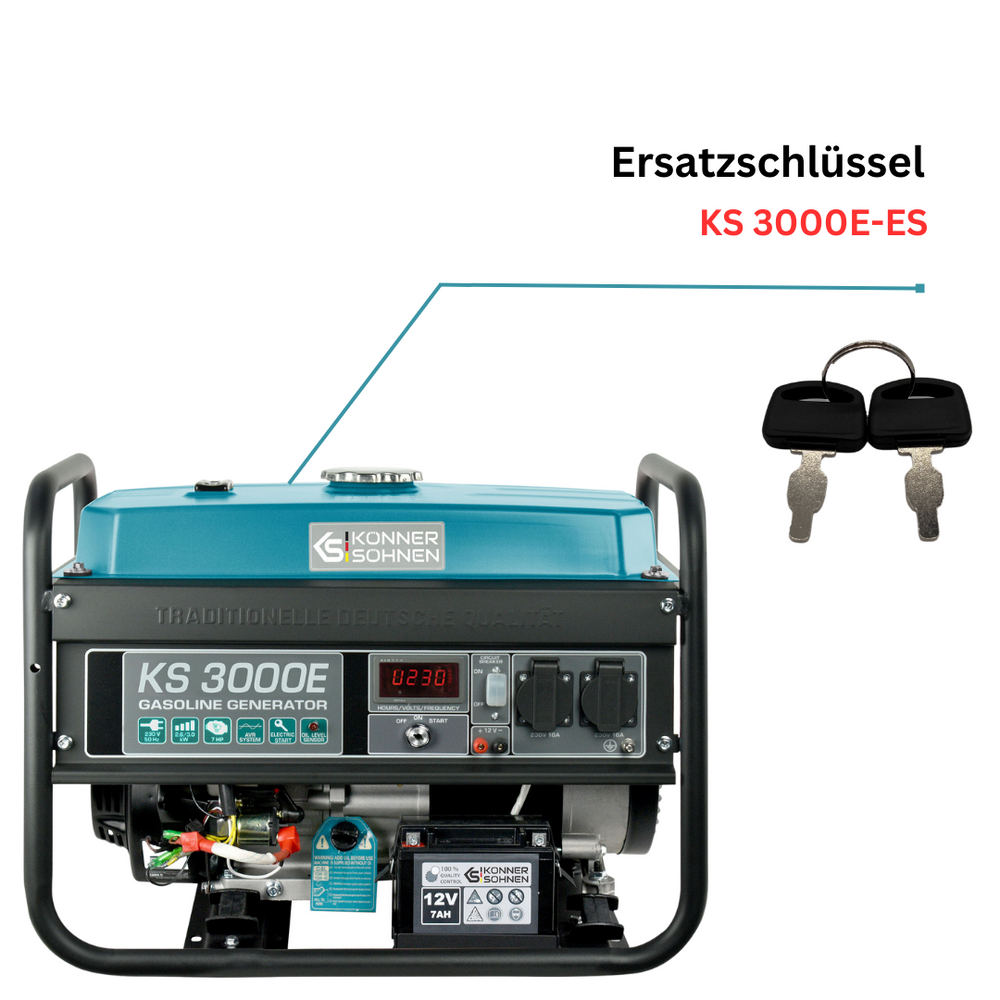 Chaves de substituição KS 3000E-ES