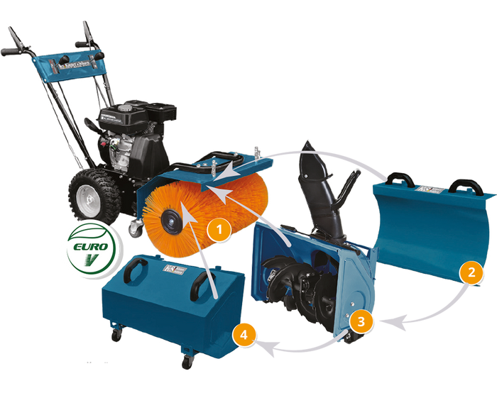 Multifunction machine KS 7HP-MFM 80Е SET 4 in 1