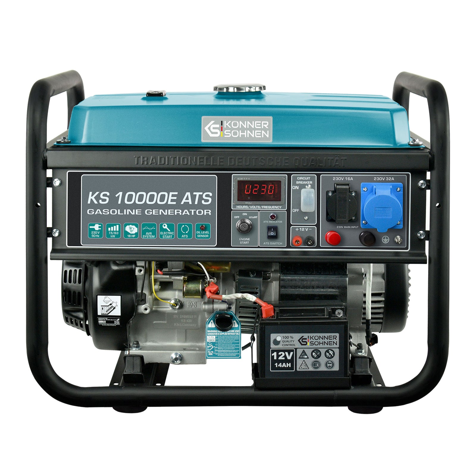 Benzin-Generator "Könner & Söhnen" KS 10000E ATS